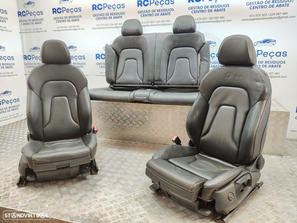 Conjunto Bancos Originais Pele Audi A5 8T S-Line Cabrio - 3