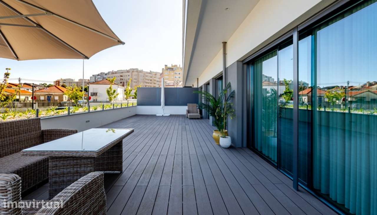 Apartamento T3 com amplo terraço à venda na Madalena em Gaia, Portug - Grande imagem: 4/23
