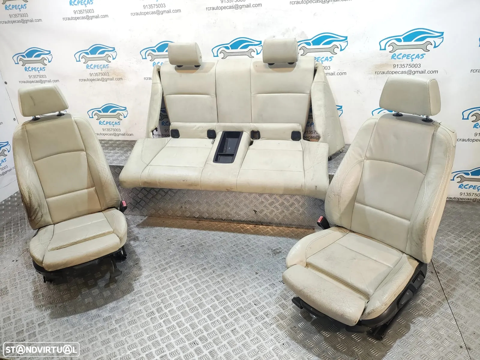 Conjunto de Bancos BMW Serie 1 E82 Coupé Pack M Pele - 12