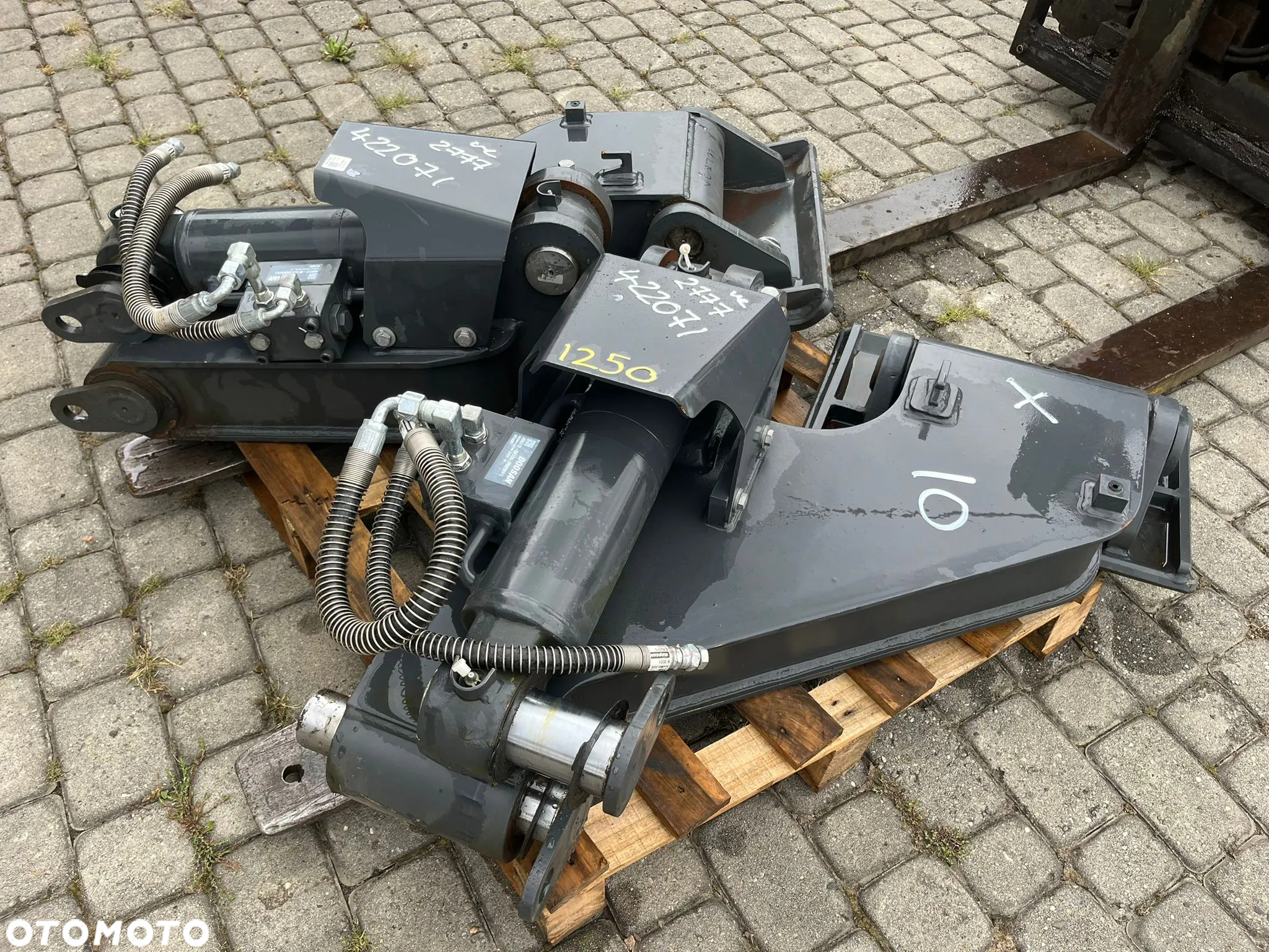 Podpory łapy stopy nohi hydrauliczne do koparki. NOWE!!! - 5