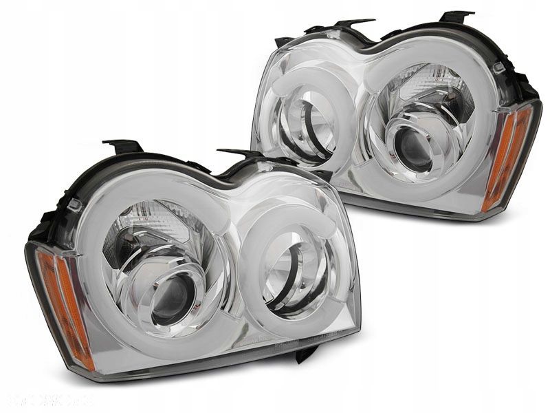 Reflektory Lampy Day line light LED Tube Neon Tuning Jeep Grand Cherokee WH - 1