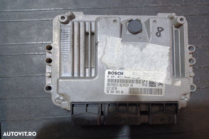 Calculator motor ECU 9656494380 - 1.6 HDI 9656494380 - 1.6 HDI Peugeo - 1