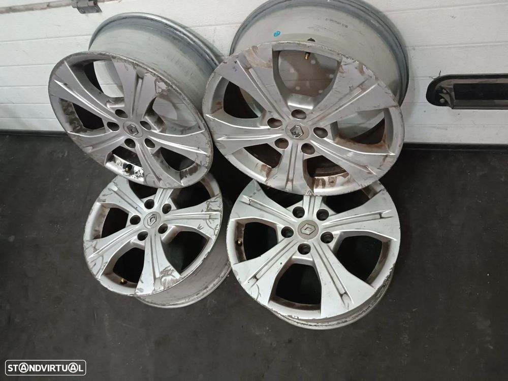 JOGO DE JANTES ORIGINAIS RENAULT MEGAE III / SCENIC III R17 403000051R - 1