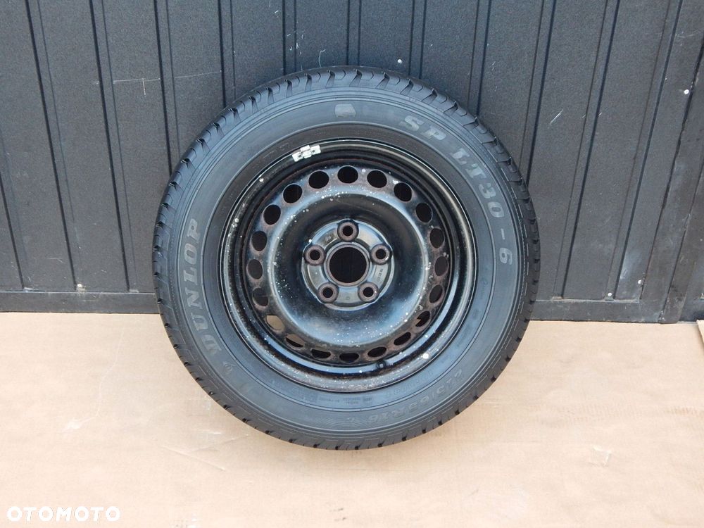 vw t5 felga stalowa koło zapasowe dunlop 215/65 r16 bieżnik 8.47 - 1