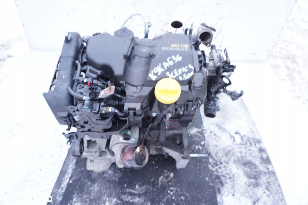 SILNIK K9K A636 RENAULT SCENIC 3 MEGANE 1.5 DCI 87 TYS KM - 1