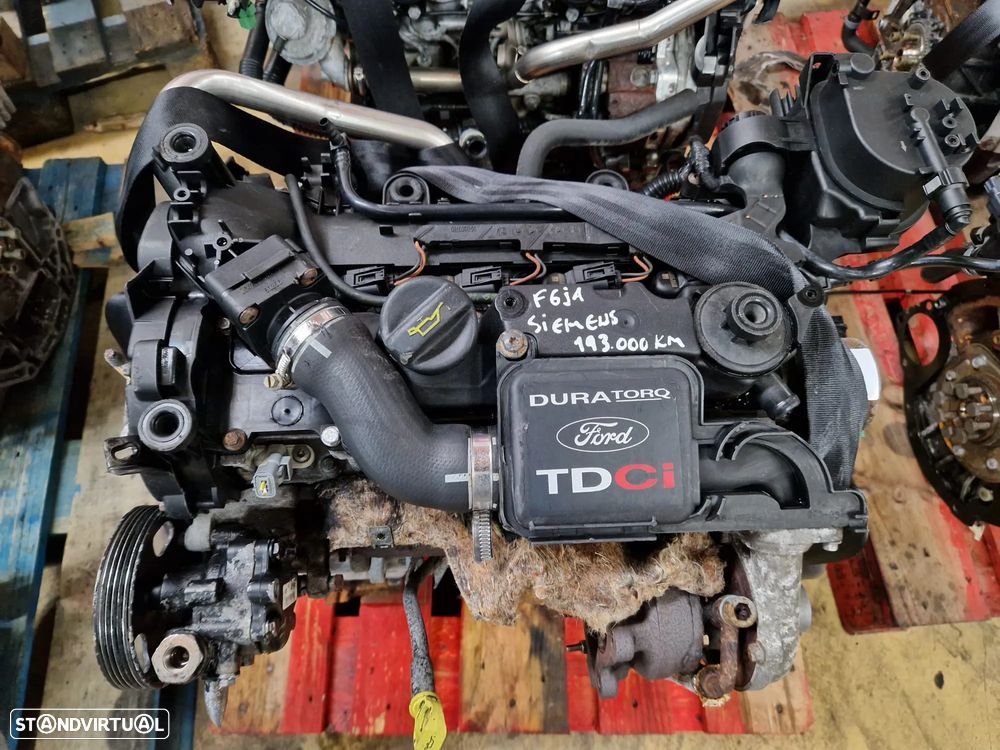 Motor usado F6JA FORD FUSION 1.4 TDCI 68CV FIESTA F6JB