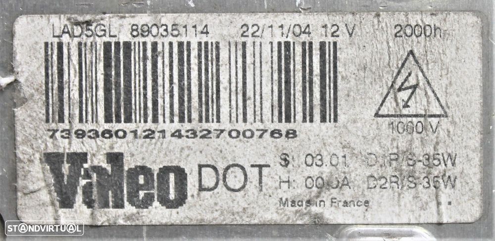 BALASTRO CITROËN C4 - 4