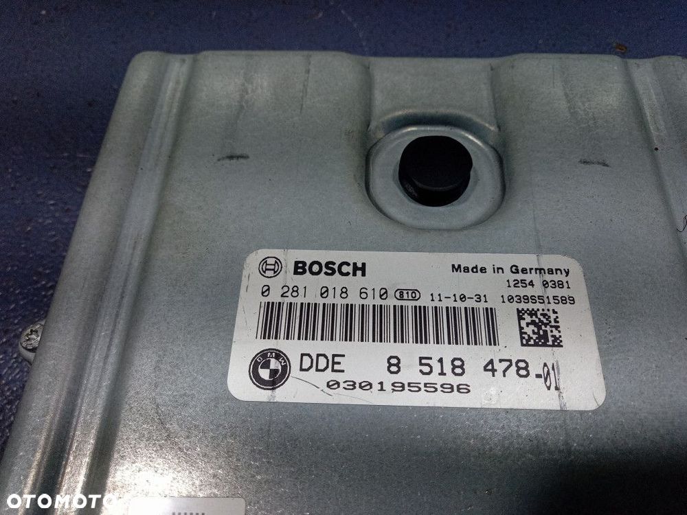 BMW 6 F13 640d 3.0D KOMPUTER STEROWNIK SILNIKA 8518478 N57D30B - 3