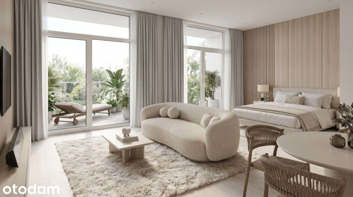 1 pokojowe | 34 m2 | balkon | południeFu | Czyżyny