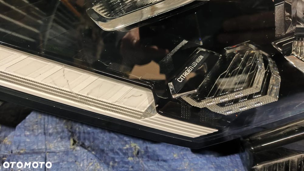 REFLEKTOR LAMPA LEWY PRZÓD FULL LED VISION WSZYSTKIE UCHWYTY 9830649480 EUROPA CITROEN C4 III 20- - 4