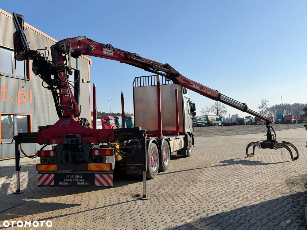Mercedes-Benz ACTROS 2660 6x4 EURO5 POJAZD DO DREWNA Z HDS PENZ 10Z8 - 22