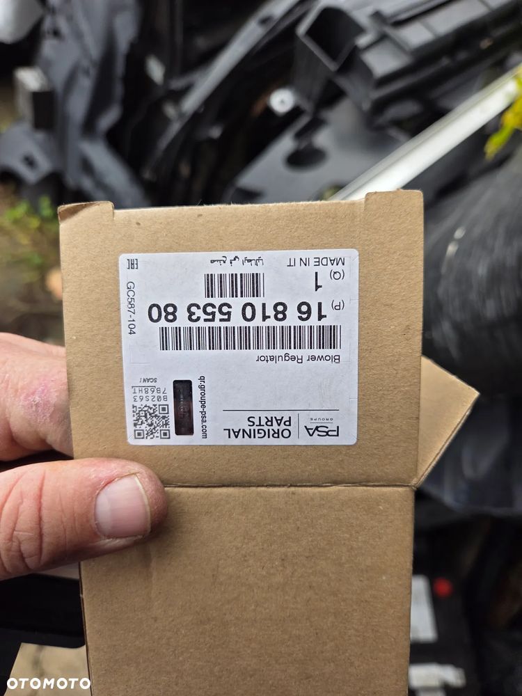 Opornica opornik Wentylatora dmuchawy Citroen Peugeot Opel Fiat 1681055380 - 7