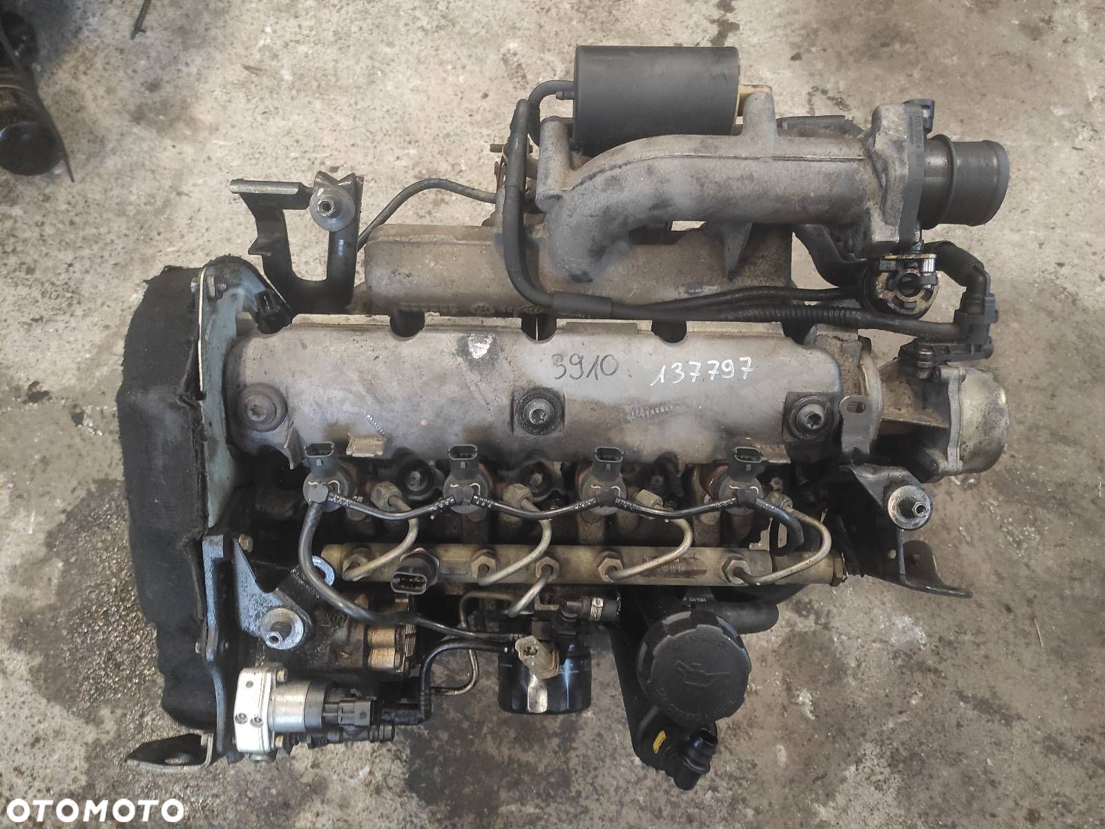 SILNIK DIESEL + WTRYSKI POMPA TURBO VOLVO V40 S40 I 1.9 DI F9Q D4192T4 - 9
