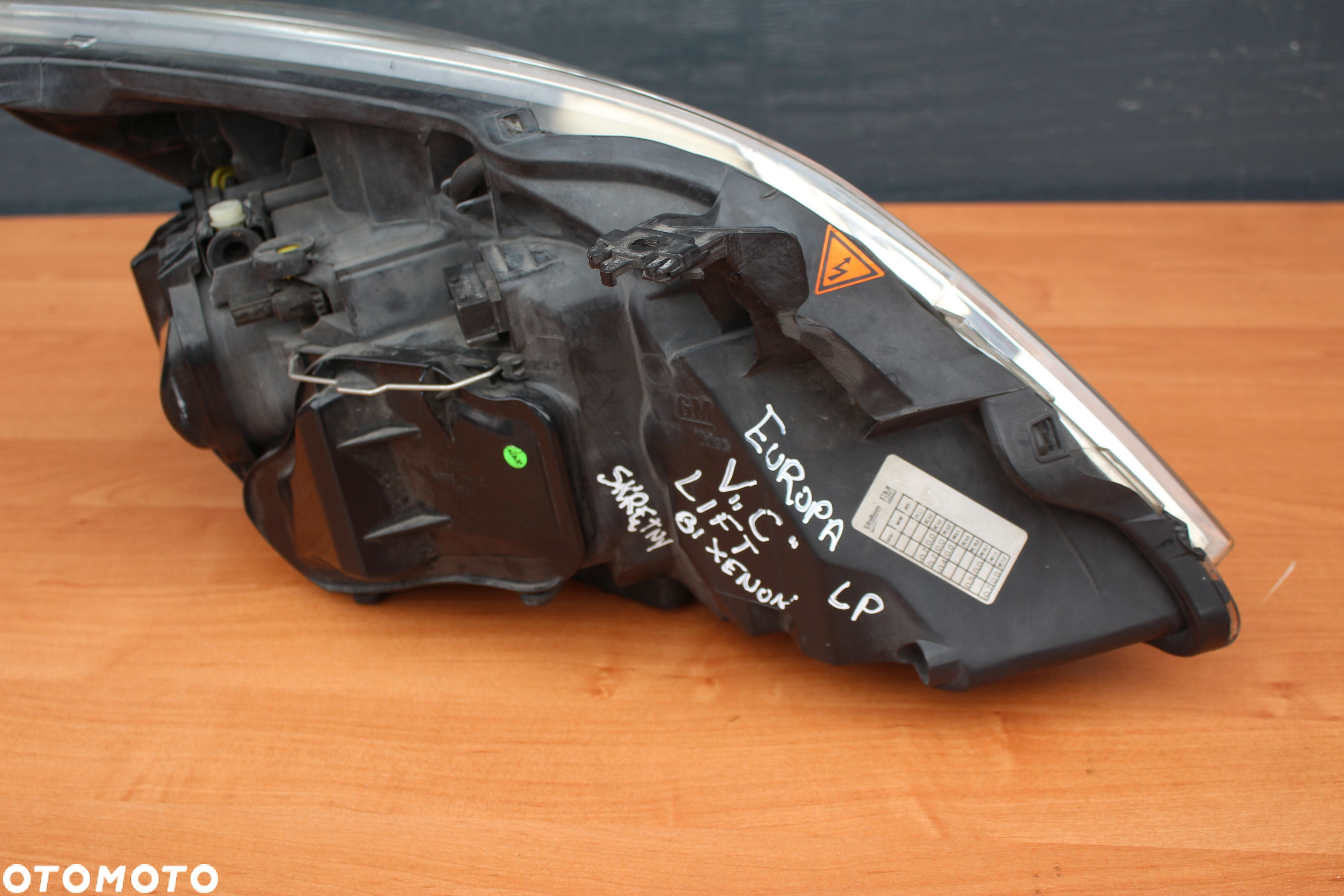LAMPA LEWA PRZÓD PRZEDNIA LEWA BI-XENON SKRĘTNY OPEL VECTRA C SIGNUM LIFT EUROPA 13170933 - 11