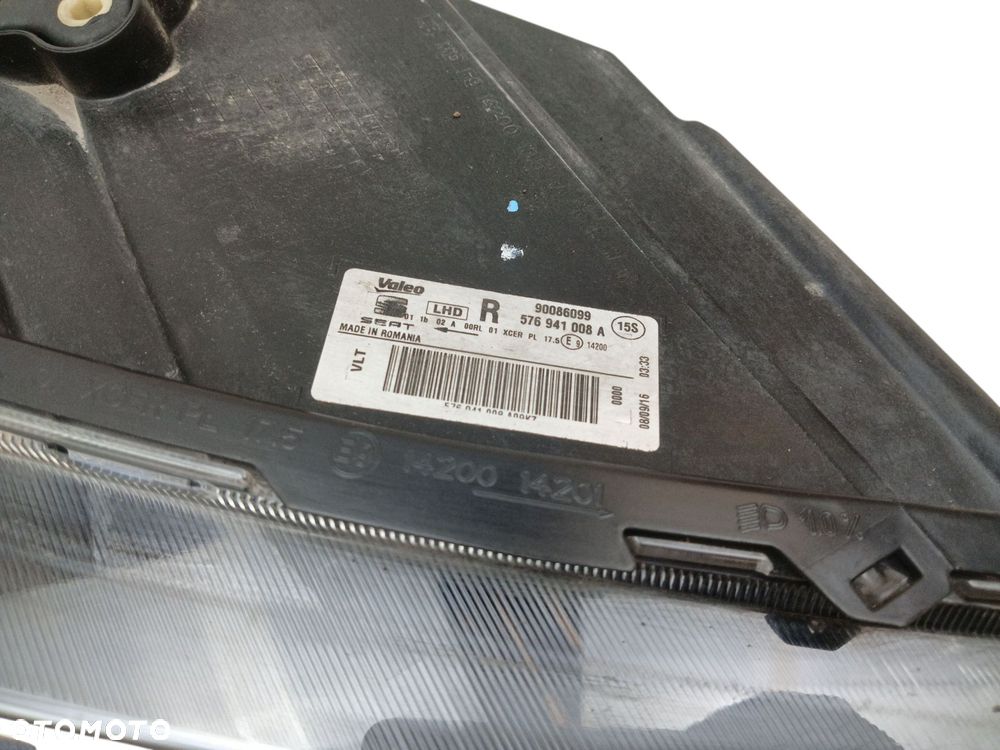 LAMPA PRAWY PRZÓD SEAT ATECA (2016-2020) 1.4 TSI 150KM 576941008A - 5