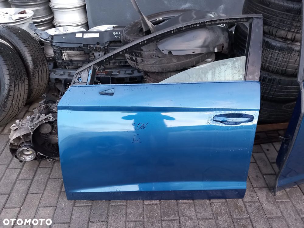 SEAT LEON III DRZWI LEWE PRZEDNIE LEWY PRZÓD