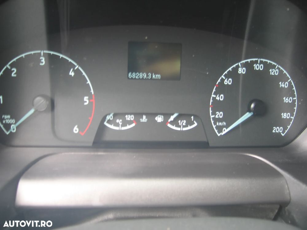 Ford TRANSIT 3 LOC. PLATFORMA cu PRELATA , AC. - 2