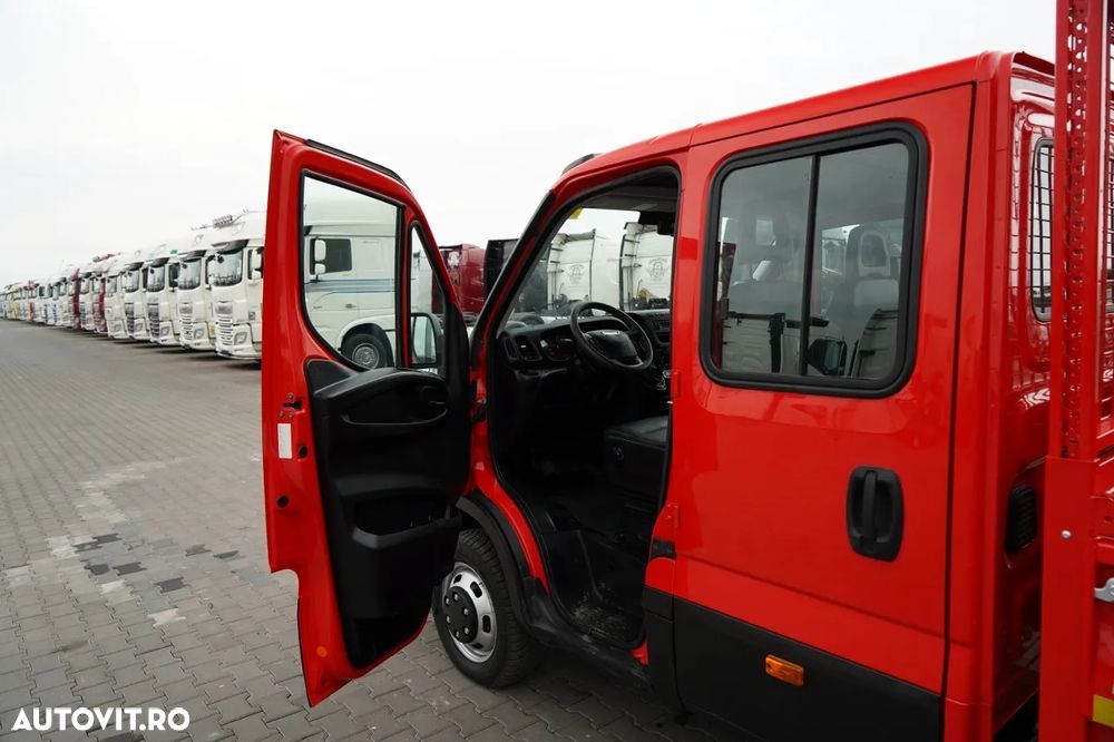 Iveco DAILY 35-130 / BASCULATOR / CU TRACȚIE DUBLA / DOUĂ TRANSPORTURI / MANUAL / 7 LOCURI / - 23