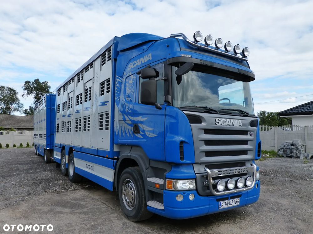 Scania R420 + PRZYCZEPA PEZZAIOLI / ZESTAW DO ŻYWCA, ZWIERZĄT, BYDŁA, TRZODY - 20