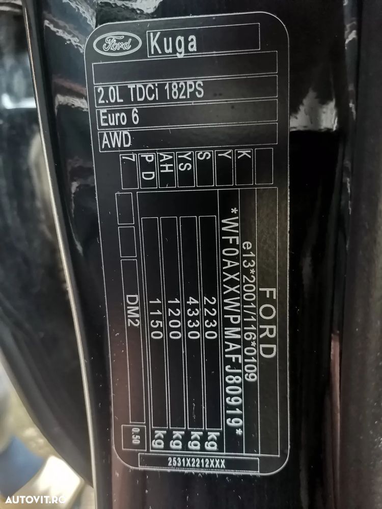 Ford Kuga 2.0 TDCi 4x4 Aut. SYNC - 29