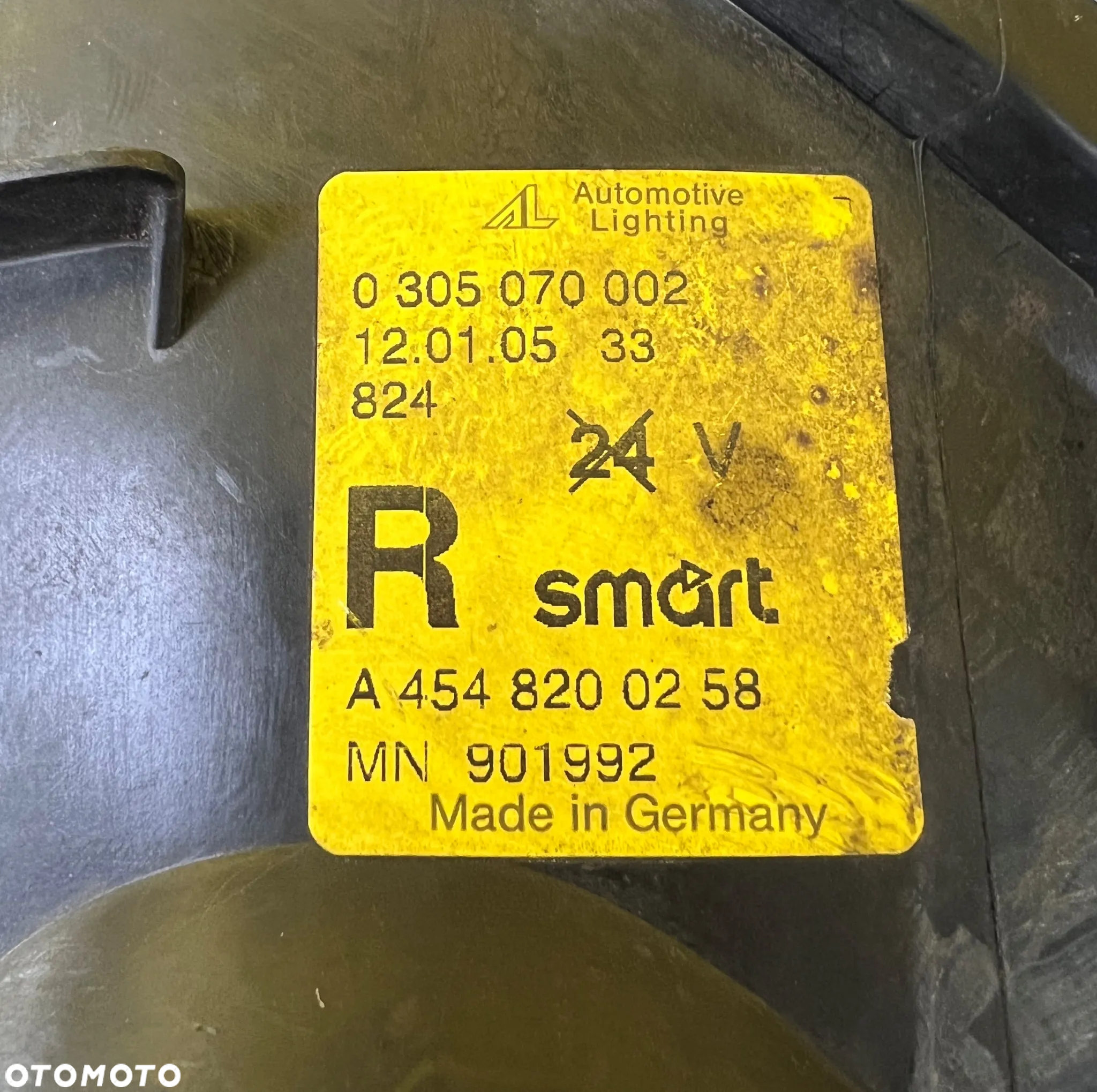 HALOGEN PRAWY SMART FORFOUR A4548200258 ORYGINAŁ - 6