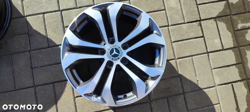 FELGI 5x112 7.5Jx17 CALI ET36 2534010600 MERCEDES C E CLA CLS KLASA VITO GLA GLC BLK KOMPLET 4 SZTUKI - 5