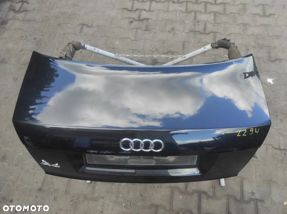 AUDI A4 B6 SEDAN KLAPA BAGAŻNIKA TYLNA SZYBA LŻ9Y CZARNA WYSYŁKA !!!! - 4
