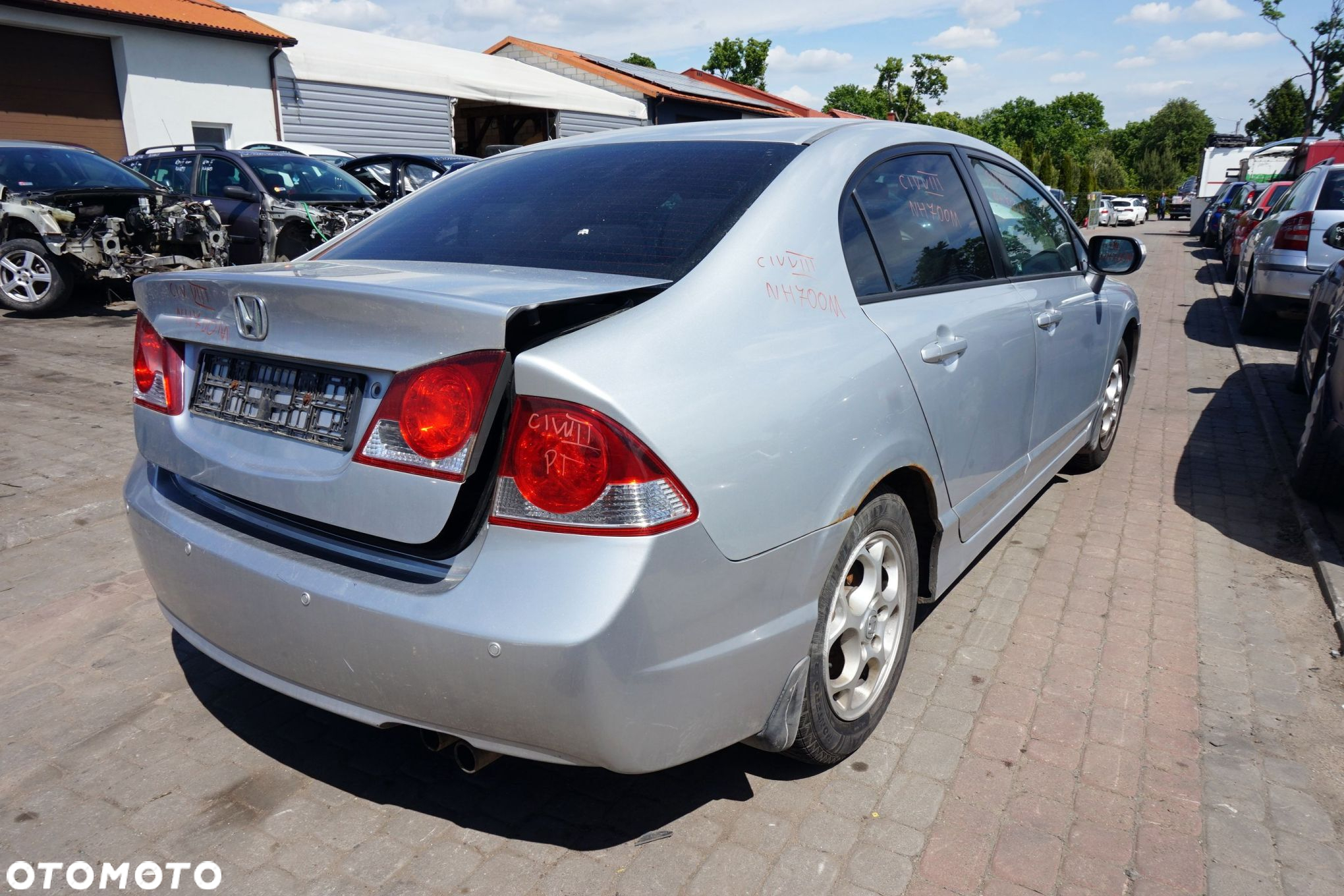 HONDA CIVIC VIII SEDAN 2006 NH700M 1.8 16V R18A2 140KM PHE40 SREBRNY na części - 5