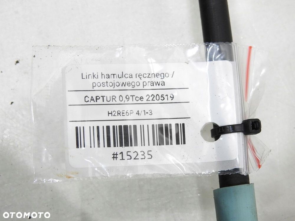 LINKA HAMULCA RĘCZNEGO PRAWA RENAULT CAPTUR I - 5