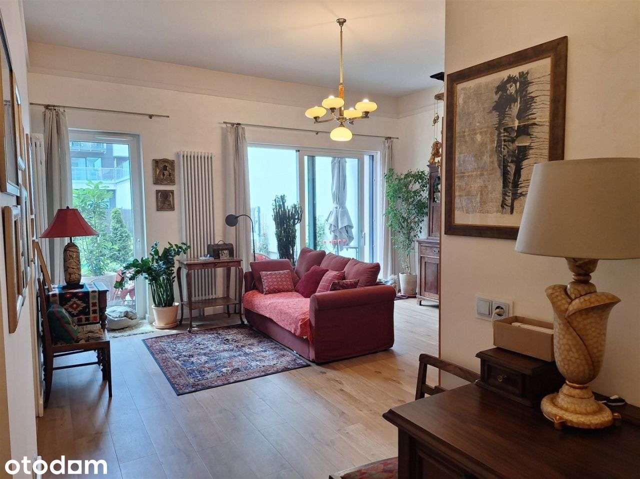 Apartament 54 m² , ogród 42 m², garaż i komórka