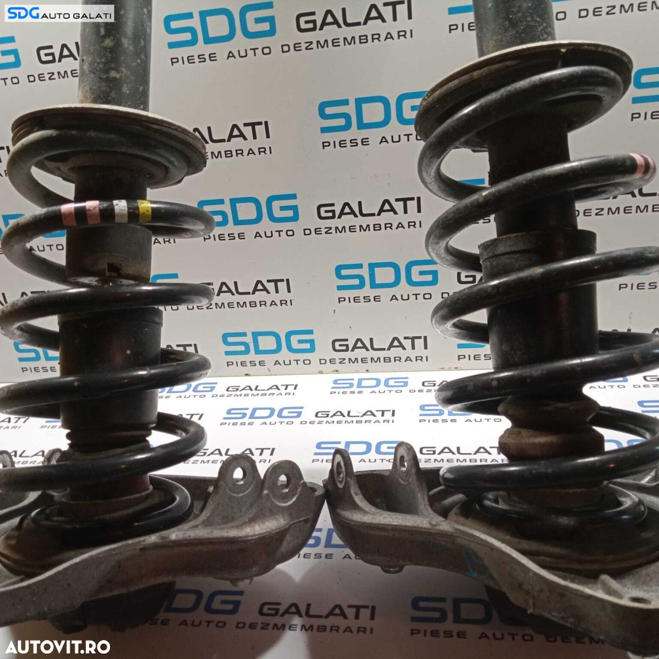 Set Amortizoare Fata Stanga Dreapta Complete cu Arcuri si Flanse Audi A4 B6 1.9 TDI 2001 - 2005 Cod 8E0413031CB [2190] - 6