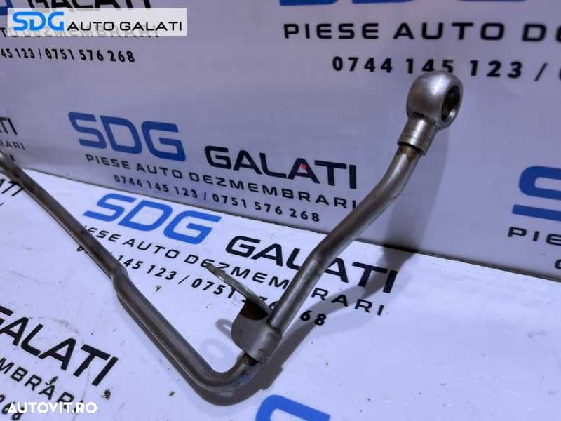 Teava Conducta Ulei Turbo Turbina Turbosuflanta VW Scirocco 1.4 TSI CAX CAXA CMSB 2009 - 2014 Cod 03C145140K - 3