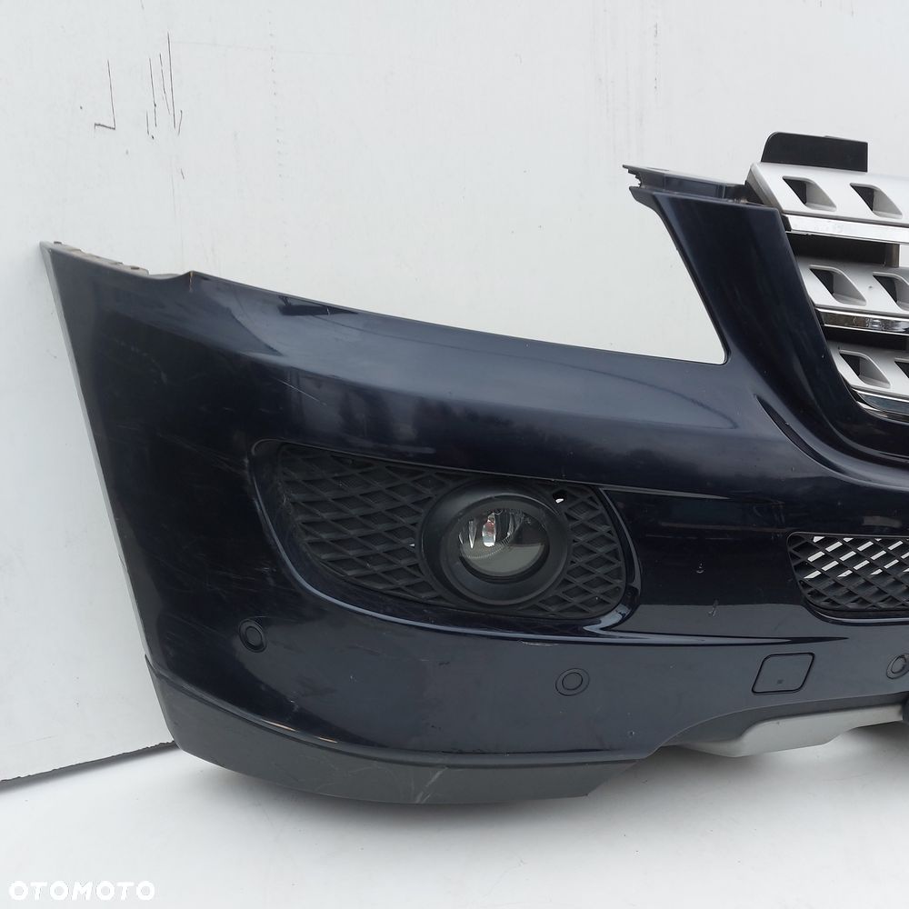 ZDERZAK PRZOD PRZEDNI KOMPLETNY MERCEDES ML W164 ORYGINAL DEMONTAZ ATRAPA GRILL KRATKI HALOGENY - 10