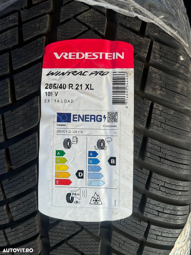 Vând set anvelope 285/40/21-315/35/21 vredestein de iarnă noi - 2
