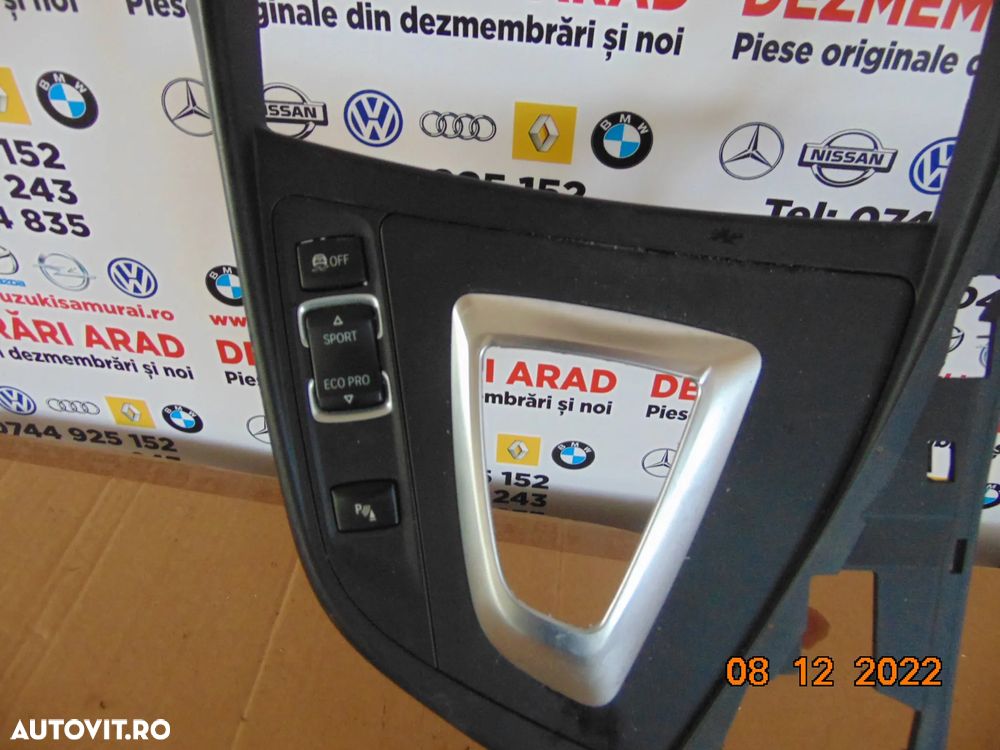 Ornament Schimbator BMW f20 F21 F22 F23 rnament central cotiera dezmembrez f20 facelift - 2