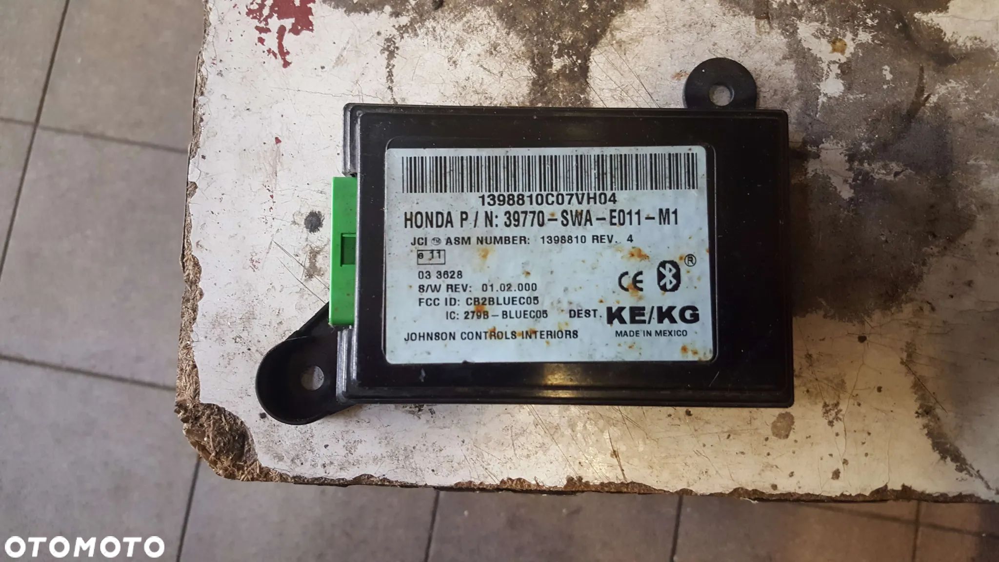 Sterownik moduł bluetooth 39770-smr-e010-m1 Honda Civic CRV III 3 - 1