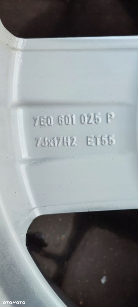 Felgi Aluminiowe Oryg. Vw T5 T6 Multivan 17 Cali 5x120 7Jx17 Et55 Idealne - 13