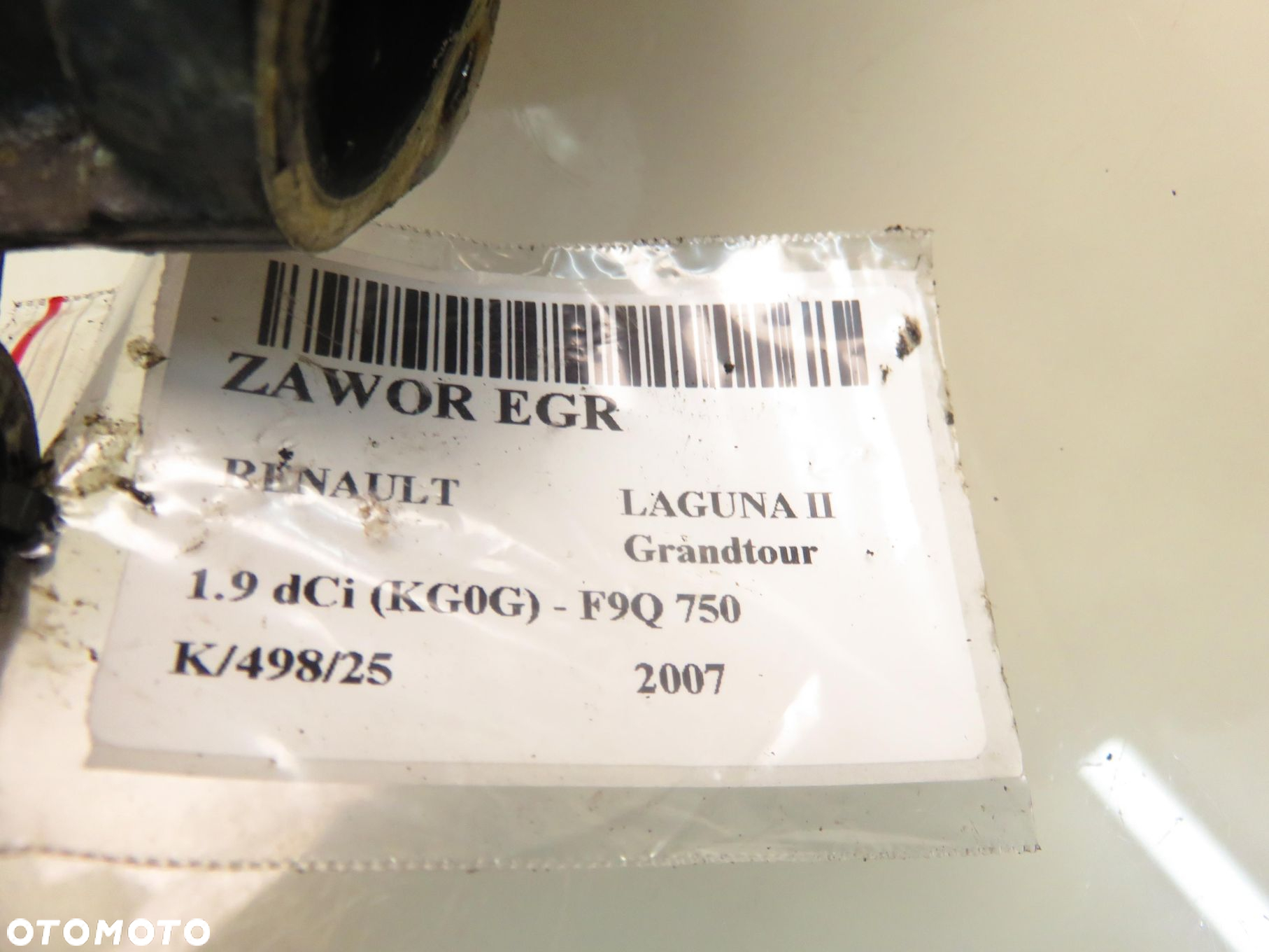 ZAWÓR EGR RENAULT LAGUNA II 1.9 dCi  A2C53182341 A2C53025930 8200796571A - 10
