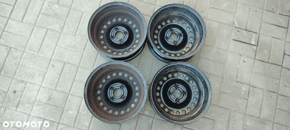FELGI STALOWE 4x100 5Jx14 CALI ET38 OPEL KARL CHEVROLET SPARK 4 SZTUKI KOMPLET - 7