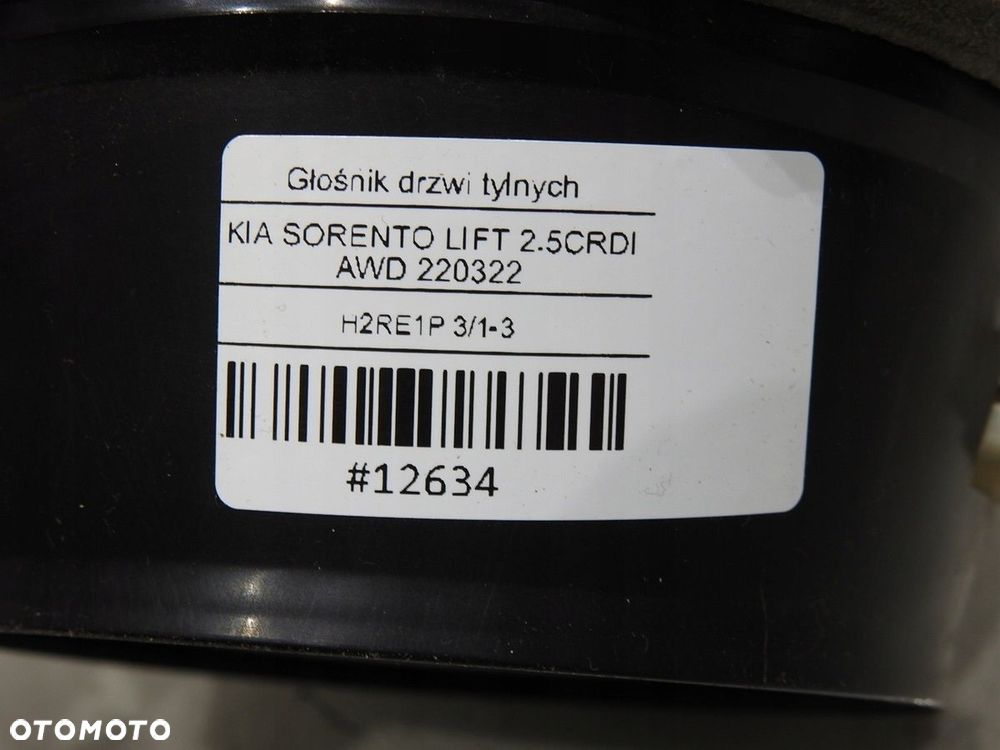 GŁOŚNIK GŁOŚNIKI TYŁ KIA SORENTO I LIFT - 7