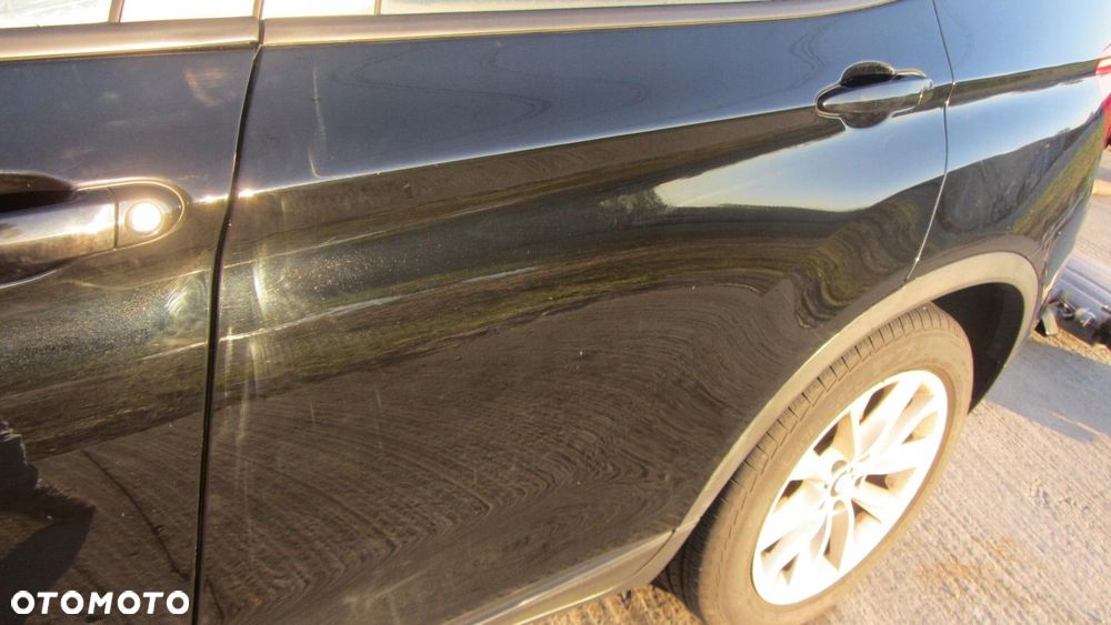 BMW X3 F25 668 SCHWARZ 2 DRZWI LEWY TYŁ LEWE TYLNE CZARNE KOMPLETNE - 3