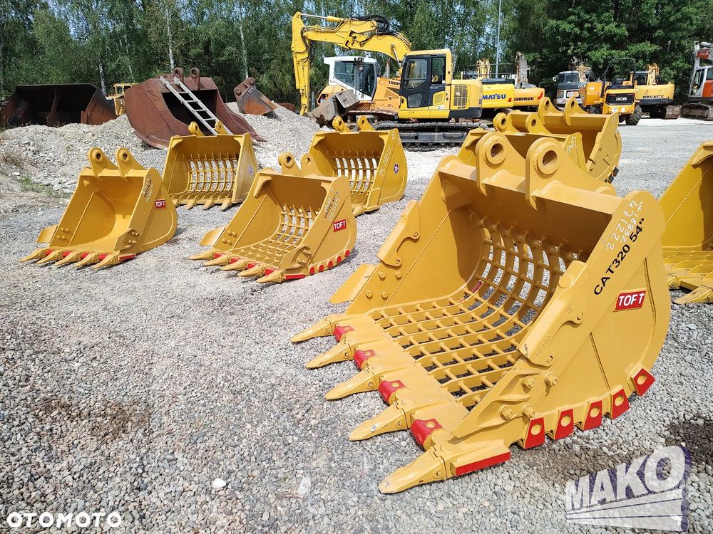 NOWA Łyżka przesiewna TOFT 110cm do koparki Miller fi 65 - 13
