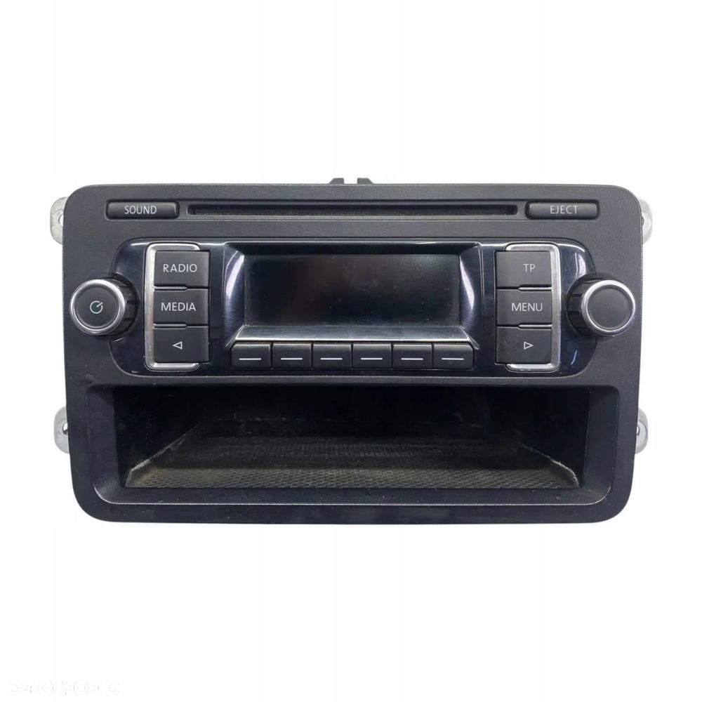 RADIO RADIOODTWARZACZ VW GOLF VI CADDY III TOURAN 5K0035156A ORYGINAŁ - 1