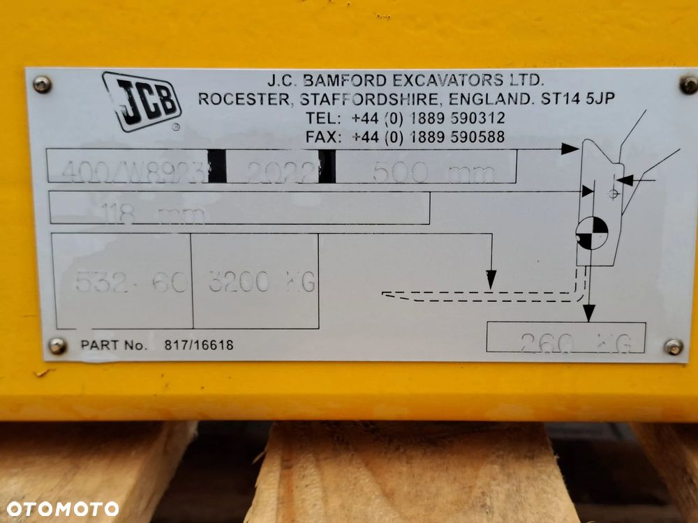 Q-FIT RAMKA JCB 531-70 536-60 532-60 532-70  400/W8923 400/W9046  DEMO - 6
