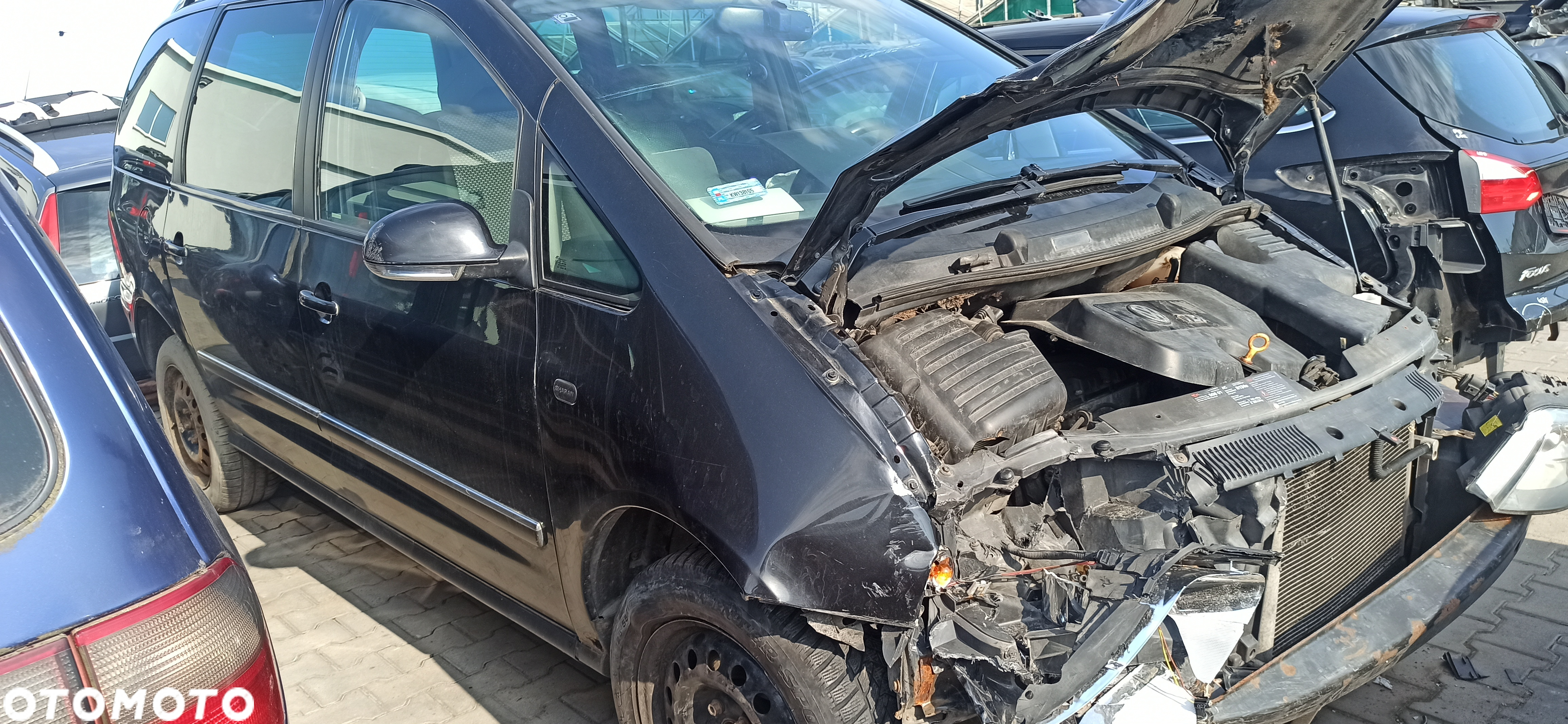 VW Sharan mk2 lift 05-10 1,9 TDI 115 skrzynia 6 biegów auto z przeznaczeniem na części - 2