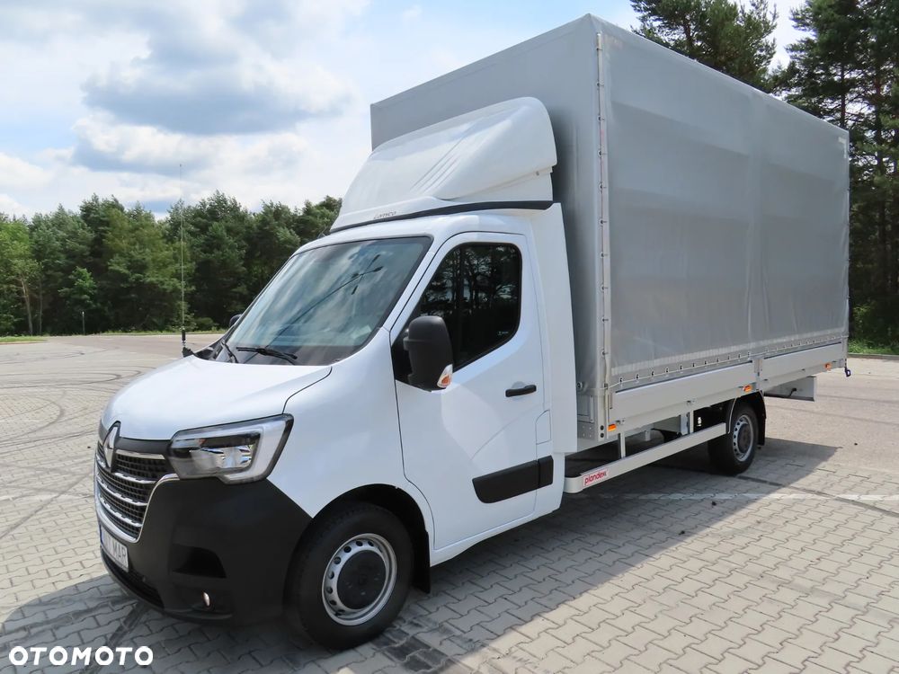 Renault Master 2.3 dCi 163 Km WZMACNIANY Plandeka 10 Euro Palet, Skrzynia 4870 mm Długa, 2550 Wysokość, MOŻLIWA FIRANA Stan Jak NOWY Gotowy Dostępny POLECAM - 7