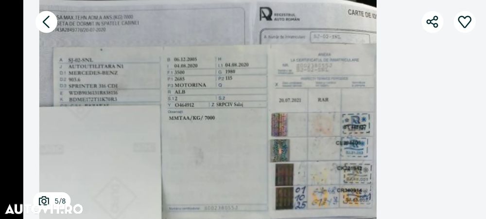 Mercedes-Benz Sprinter 316 - 8