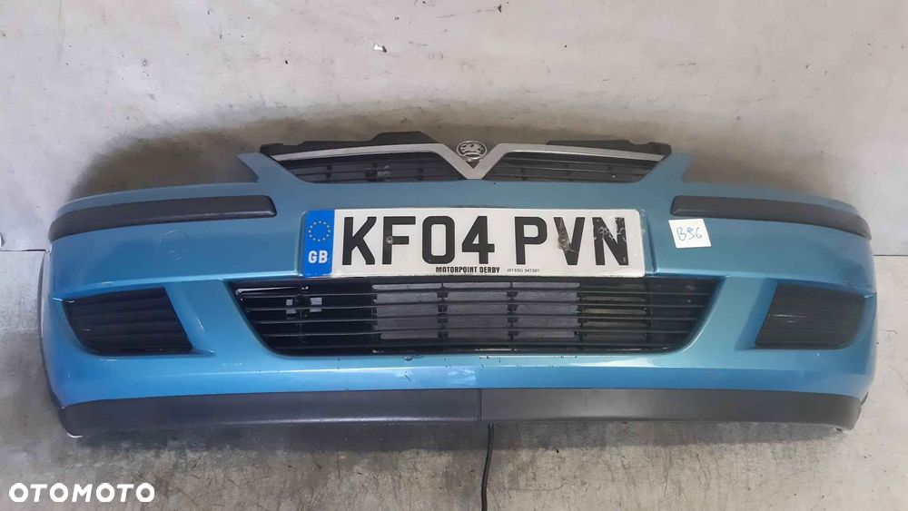 ^ ZDERZAK PRZÓD PRZEDNI DO OPEL CORSA C LIFT FL Z20N BŁĘKITNY - 1