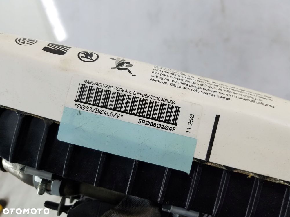 poduszka pasażera airbag seat altea lift 5p0880204f - 3