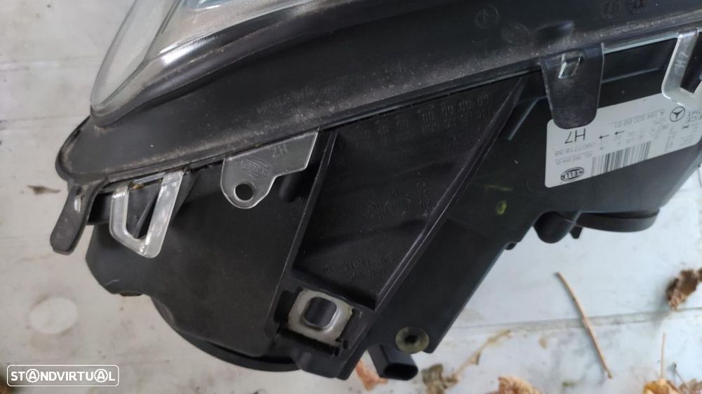 farol esquerdo Halógenio Mercedes classe M w164 facelift - 4